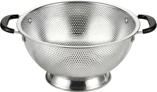 304 Stainless Steel Colander, 3 Quart Micro-Perforated Strainer by JIDSPWLS-USStrore