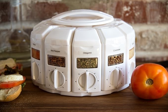 KitchenArt Spice Rack, Select-A-Spice Auto-Measure Rotating Spice Rack - Image 12