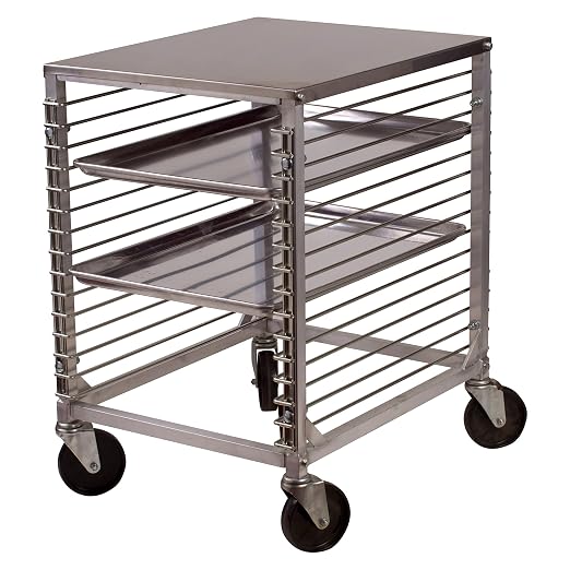 Winco 15-Tier Aluminum Sheet Pan Rack - Image 3