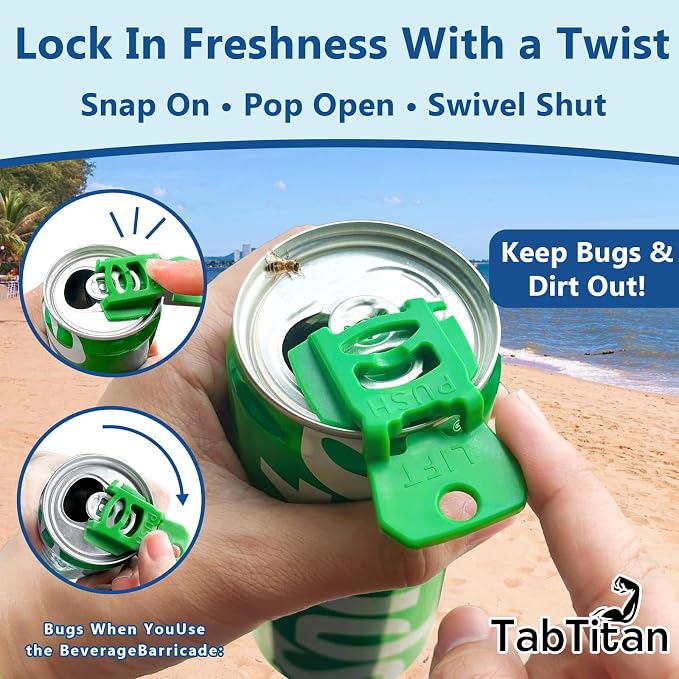 CanGuard 6-Pack Can Opener – Easy Open Drink Tab Toppers&Can Covers - Image 6