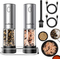 ThermoMaven Electric Salt and Pepper Grinder Set, 110ml Larger Rechargeable by ThermoMaven