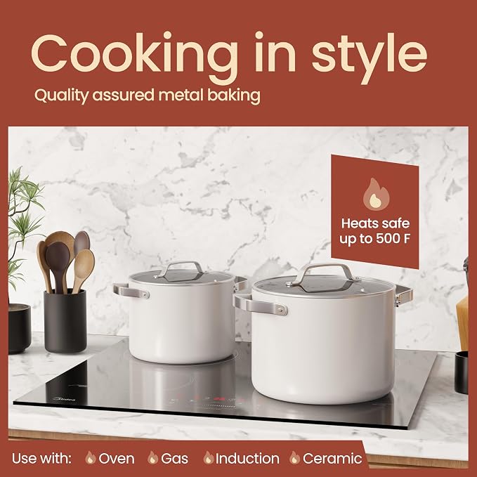 Bakken 8.5 Quart Ceramic Coated Stock Pot - Image 3