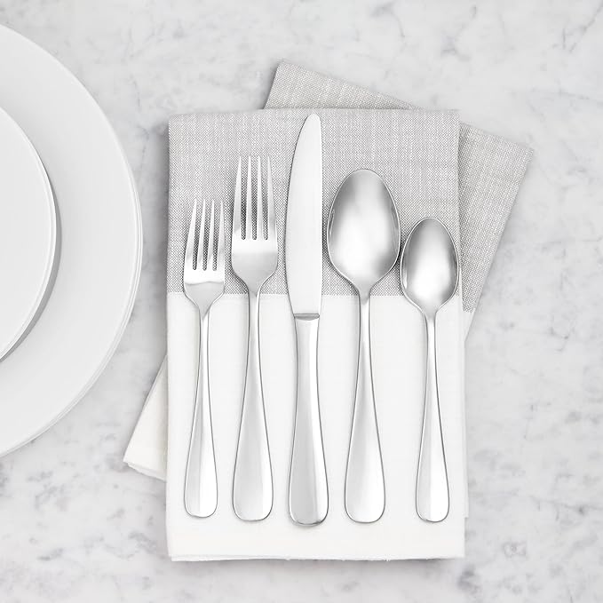 Amazon Basics Stainless Steel Dishwasher Safe Dinner Spoons - Image 7