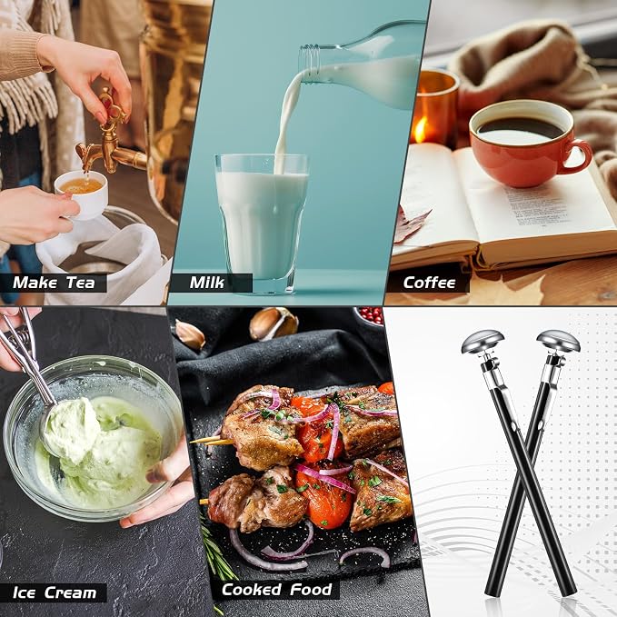 Xuhal 12 Pcs Stainless Steel Kitchen Thermometer - Image 6