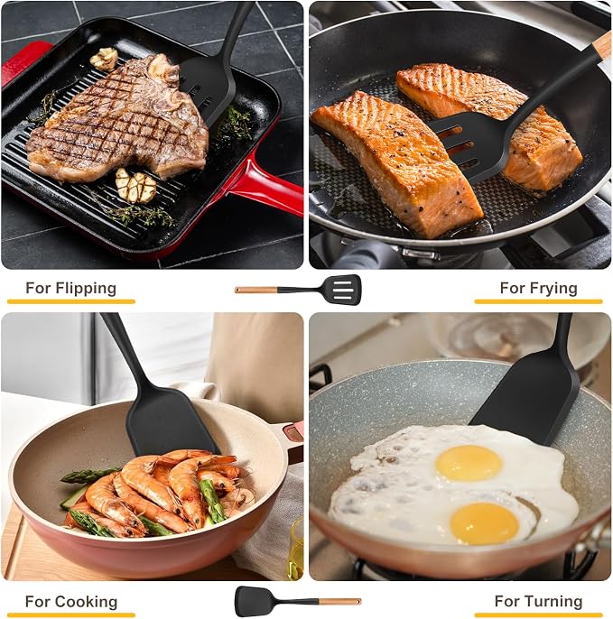 Pack of 2 Silicone Spatula Set - Image 3