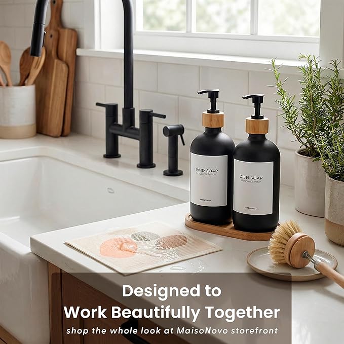 MaisoNovo Glass Dish Soap Dispenser - Image 10