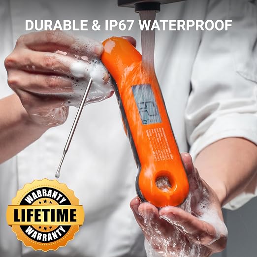 Professional Meat Thermometer Digital, Ultra-Fast 0.5 Sec Instant Read - Image 3