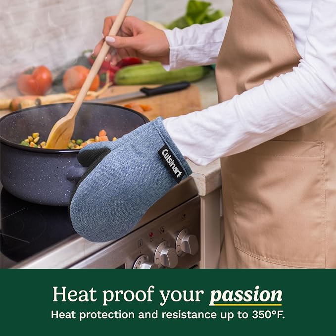 Cuisinart Mini Oven Mitts – 5.5” x 7” Heat-Resistant Kitchen Mitts - Image 3