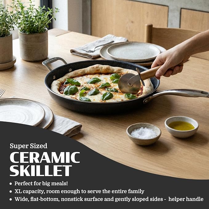 Granitestone Ceraluxe 14 Inch Frying Pan - Image 5