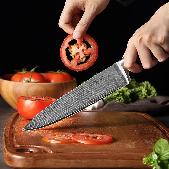 Wakoli EDIB 6-Piece Damascus Knife Set – Professional Chef Knives Set - Image 3