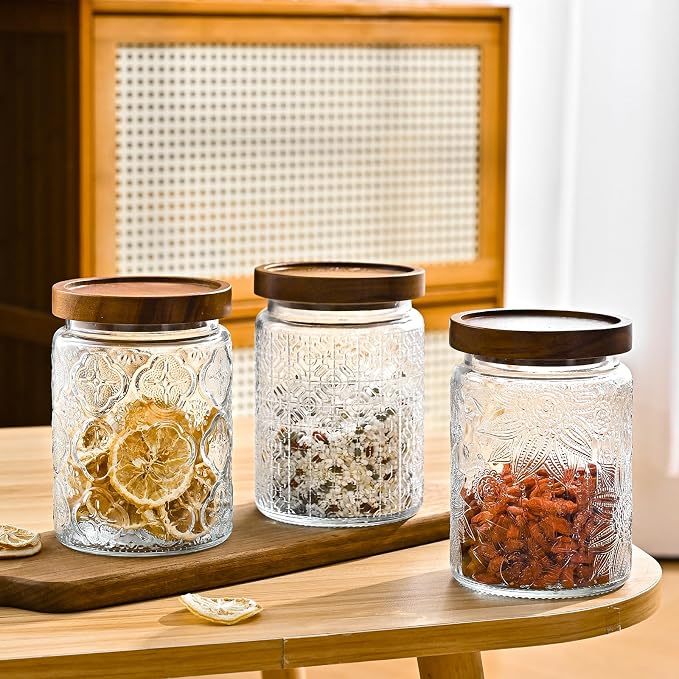 Adodeen 3-Pack 24oz Glass Jar - Image 5