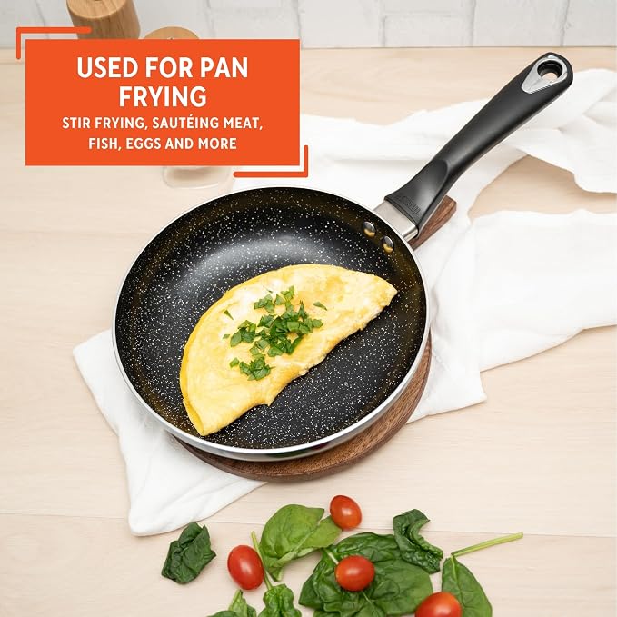IMUSA 8” Bistro Ceramic Nonstick Fry Pan - Image 6