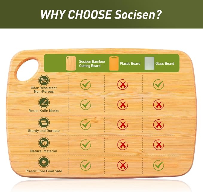 2 Pack Small Bamboo Wood Cutting Board - Image 8
