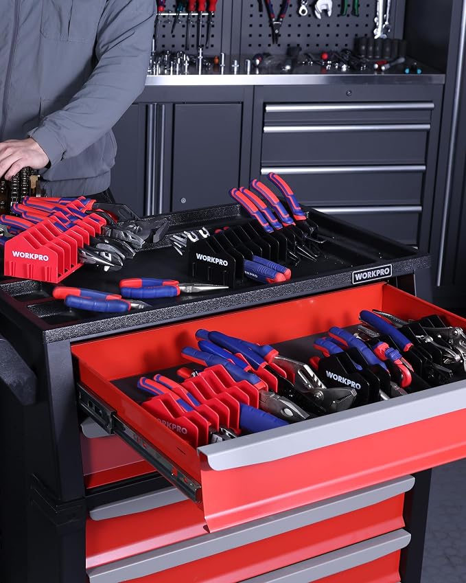 WORKPRO 4-Pack Plier Organizer Rack, Pliers Holder and Cutter Organizers - Image 9