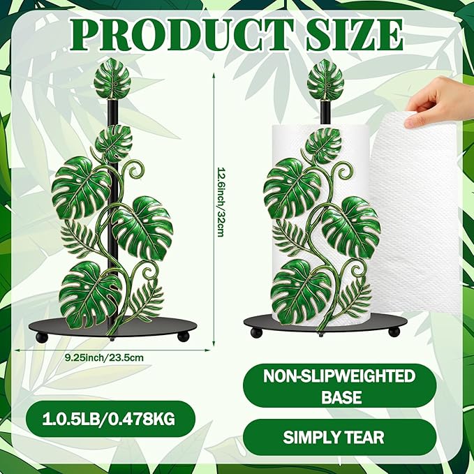 Thyle Tropical Monstera Paper Towel Holder - Image 3