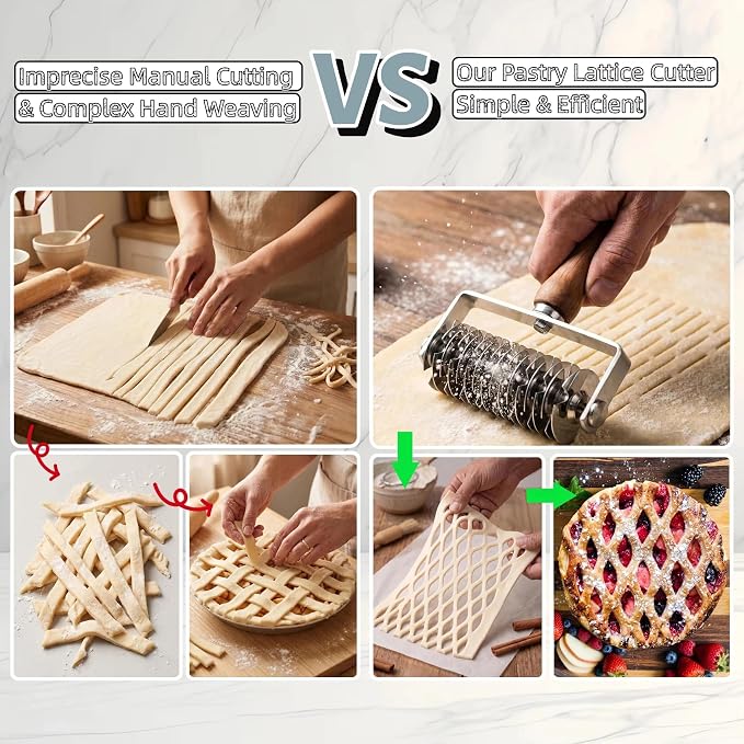 Pastry Lattice Roller Cutter - Image 3