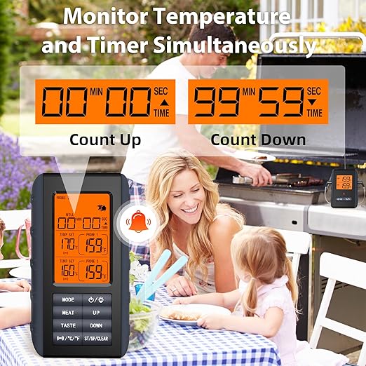 Remote Meat Thermometer Wireless, Vauno Wireless Meat Thermometer - Image 5