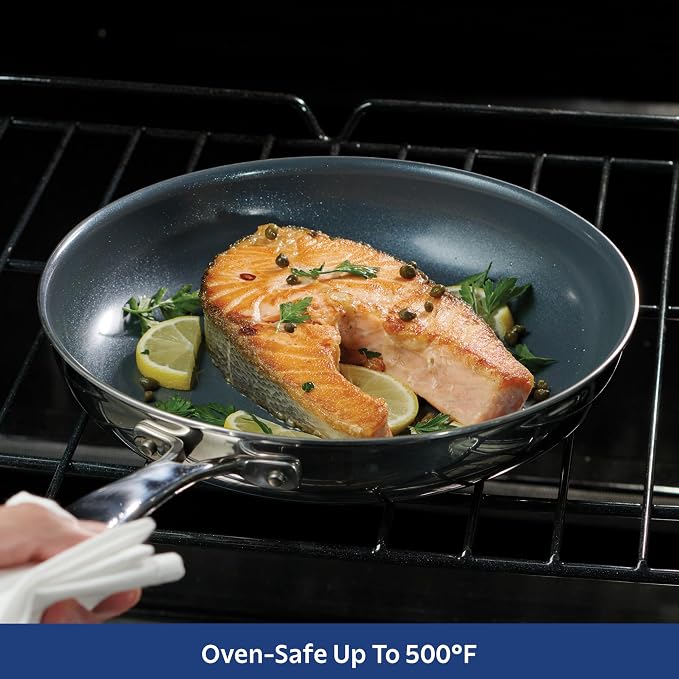 Tramontina Signature 12-Inch Tri-Ply Clad Stainless Steel Large Frying Pan - Image 7