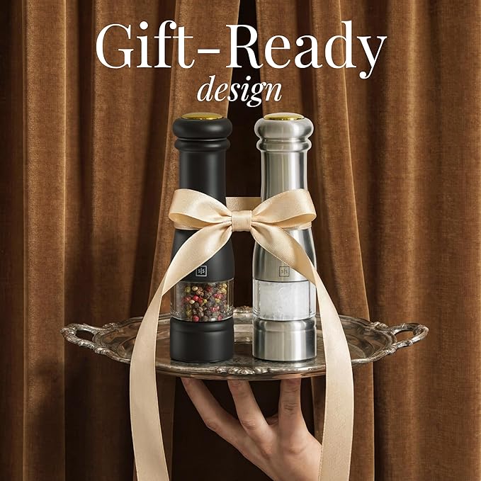 Electric Salt and Pepper Grinder Set - Image 9