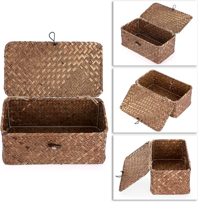 Sumnacon Small Wicker Basket - Image 4