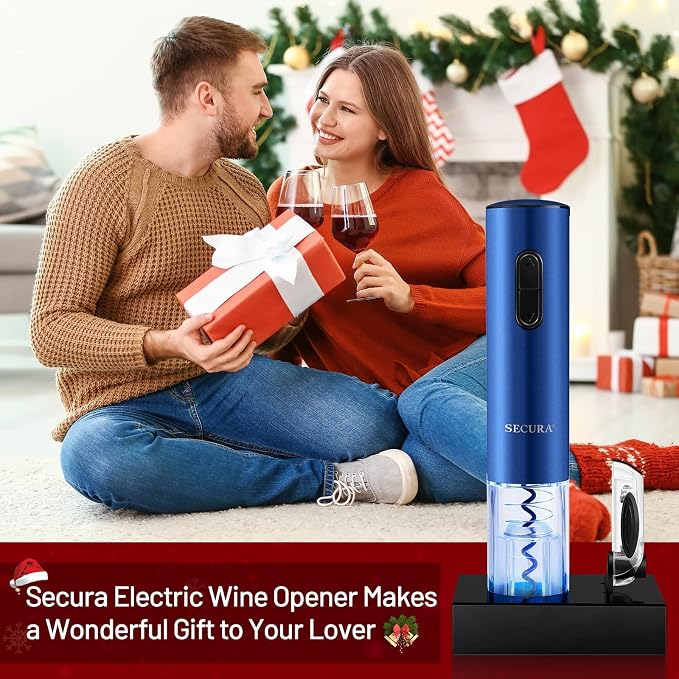 Secura Electric Wine Opener, Automatic Electric Wine Bottle Corkscrew Opener - Image 9