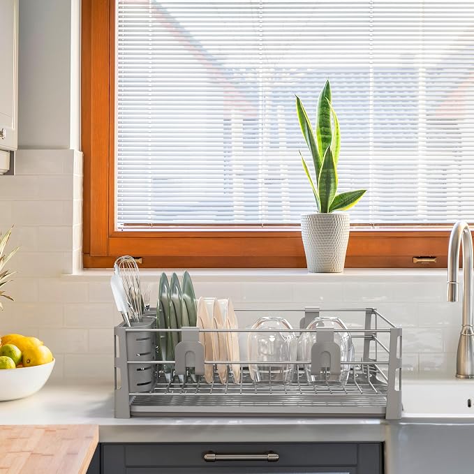 Simple Houseware Dish Drying Rack - Image 7
