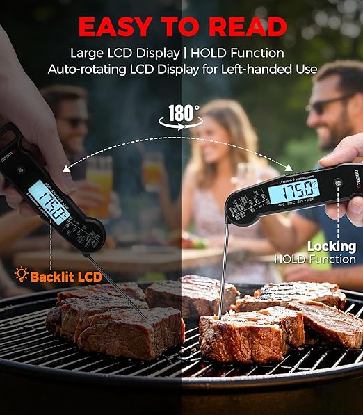 Atogou Meat Thermometer, Professional Food Thermometer, <1 Sec Instant Read - Image 6