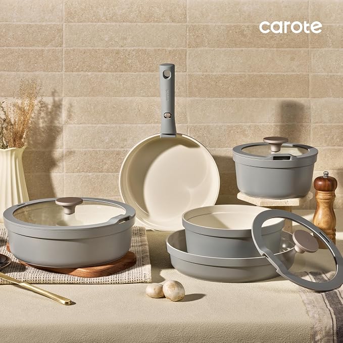 Carote 20pcs Ceramic Cookware Set - Image 8