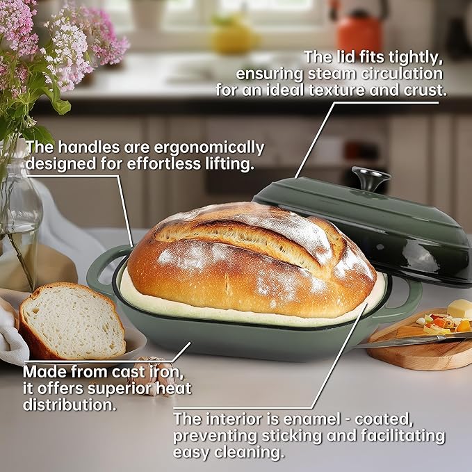 Premium Enameled Cast Iron Dutch Oven - Image 5