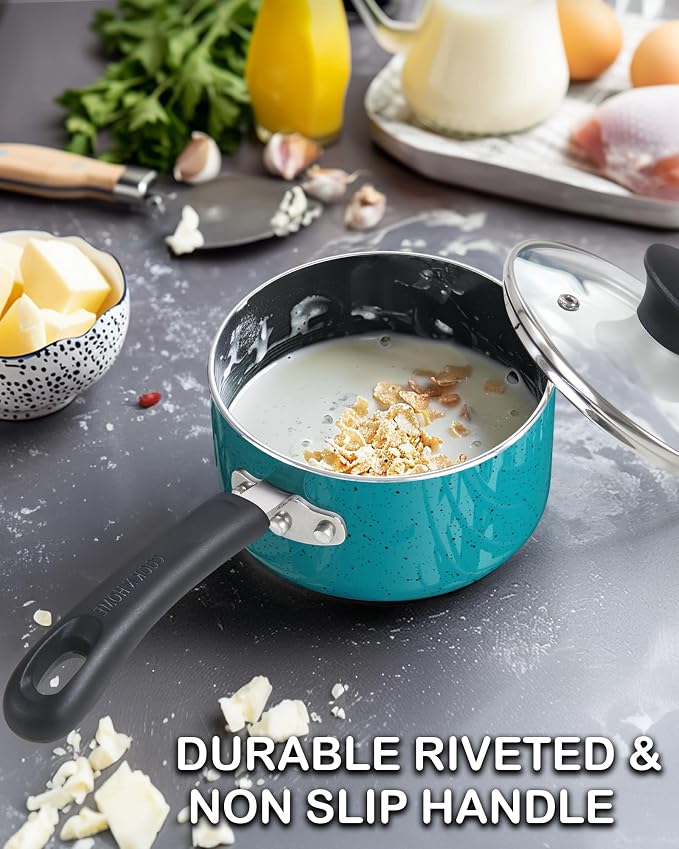 Cook N Home Non Stick Sauce Pan, 3 Quarts Saucepan - Image 4