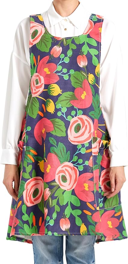 Cozy Adjustable Cross Back Aprons by APRONNER