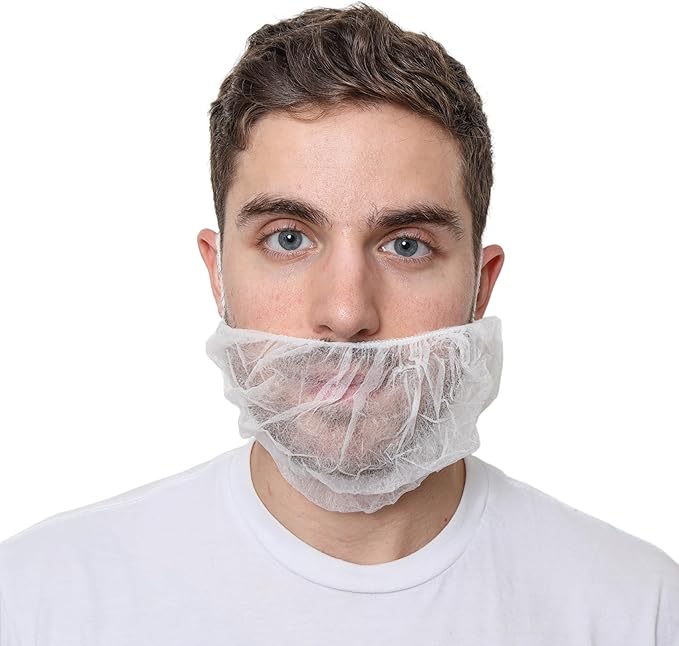 Beard Nets, Disposable Beard Covers, Beard Net - Image 2