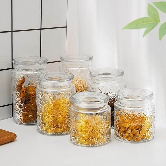 Adodeen 32oz Vintage Glass Jar - Image 6