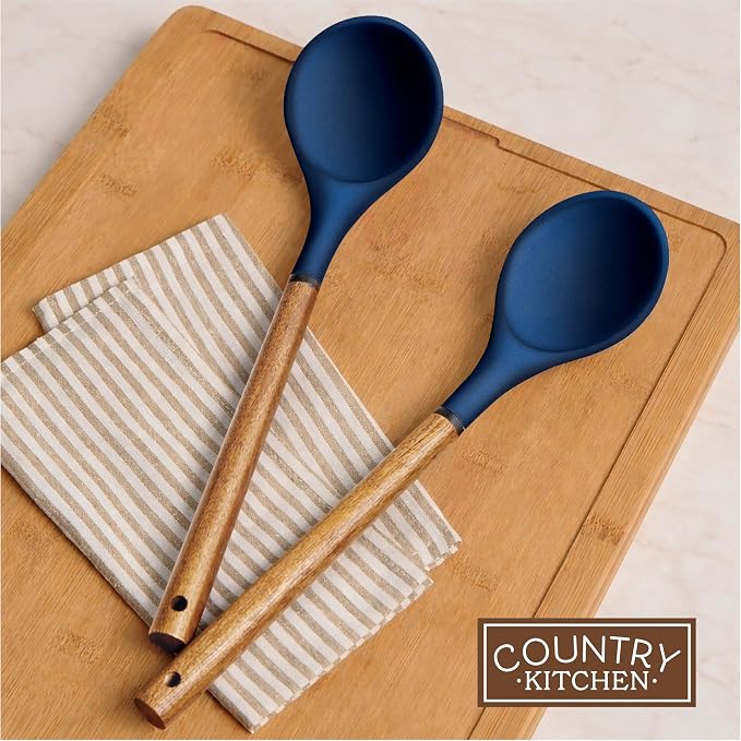 Country Kitchen Non Stick Silicone Utensil Set - Image 7