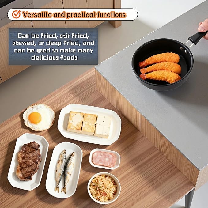 4.7 Inch Mini Frying Pan, Flat Bottom Design - Image 8