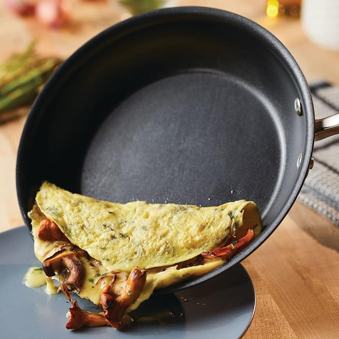 Anolon Advanced Hard Anodized Nonstick Deep Frying Pan/Skillet - Image 6
