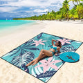 WIWIGO Beach Blanket Waterproof Sandproof Beach Mat 79" X 83"/10'x9'for 2-8 by WIWIGO