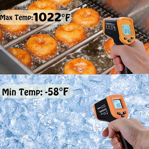 Infrared Thermometer Gun for Cooking, OnniOne Laser Thermometer Gun for - Image 3