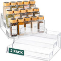 Oizeir Clear Spice Rack – 3-Tier Acrylic Organizer by Oizeir