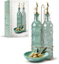 COOK WITH COLOR Glass Olive Oil Bottle Dispenser by CookwithColor