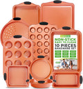 NutriChef 10-Piece Nonstick Baking Pans Set – Bakeware Sets by NutriChef%E2%84%A2Kitchen