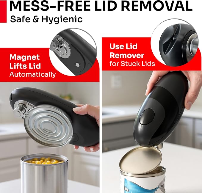 MUELLER HOME SmoothEdge Auto Electric Can Opener – Battery‑Operated One‑Touch w - Image 5