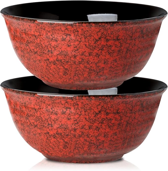 Hasense Ceramic Salad Bowl, 60 Ounces Large Serving Bowls, 8.5 Inch Soup Bowls by Hasense