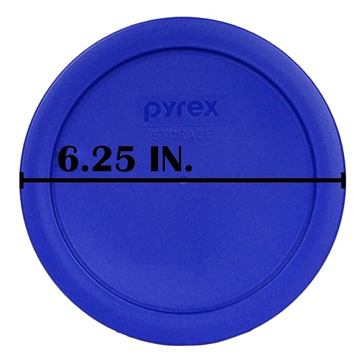 Pyrex Light Blue 4 Cup Round Storage Cover #7201-PC - Image 9