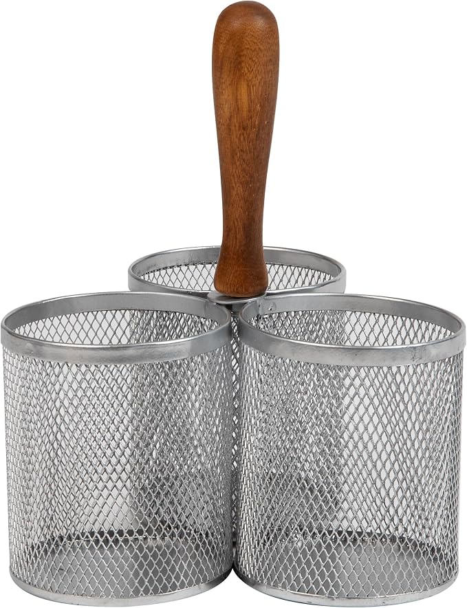 Mind Reader 3-Compartment Mesh Organizer Caddy by MindReader