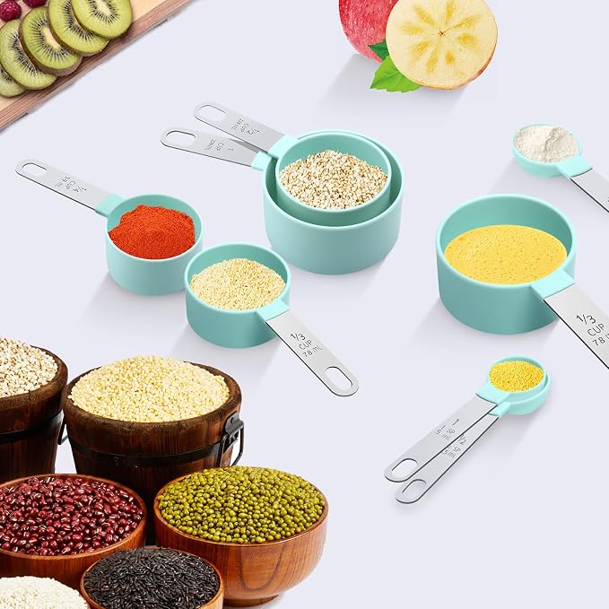 Measuring Cups Set Measuring Spoons Set, Nesting Measure Cups - Image 6