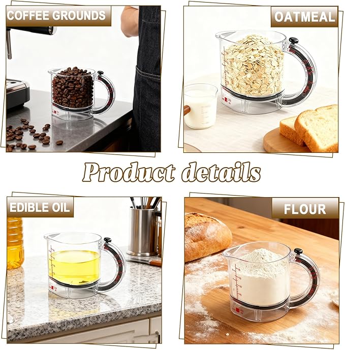 4-in-1 Adjustable Measuring Cup - Image 5