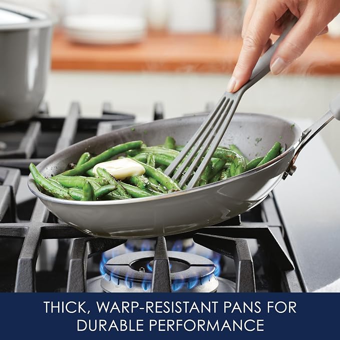 Rachael Ray Cook + Create Nonstick Cookware/Pots and Pan Set, 10 Piece - Image 6