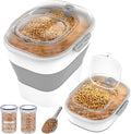 32-35 Lbs Dog Food Storage Container, Collapsible Dog Food Container by DDMOMMYCOLLAPSIBLEFOODSTORAGECONTAINERFAMILY