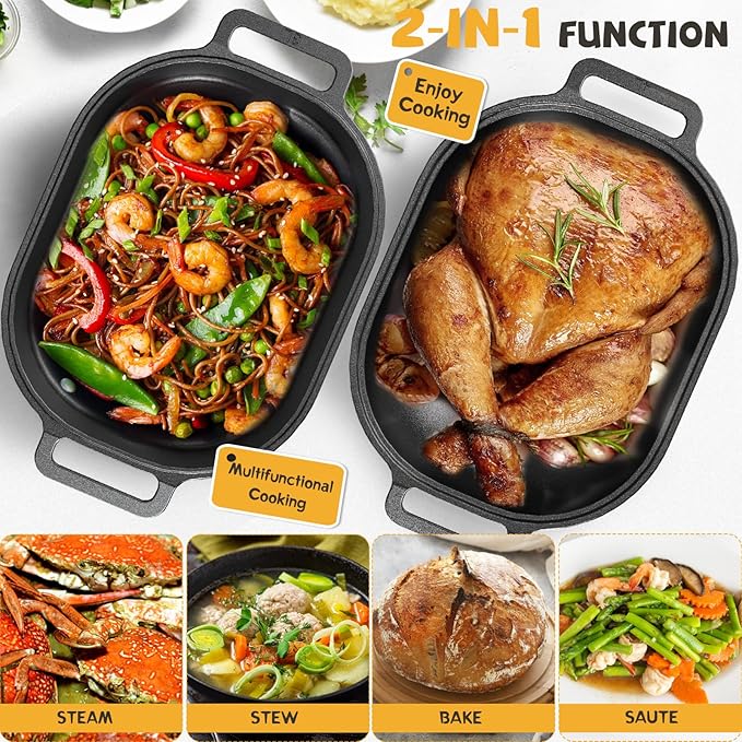 Cast Iron Dutch Oven for Bread Baking, - Image 5